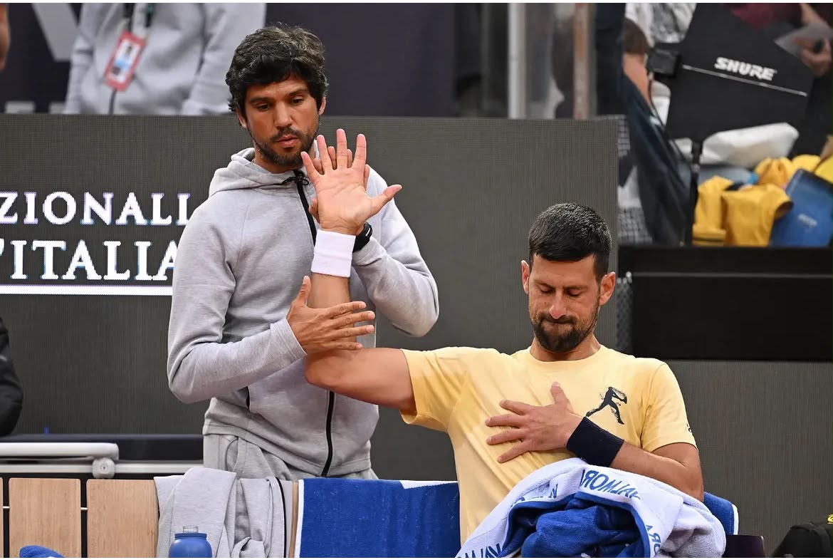 Carlos Costa with Novak Djokovic (2026)