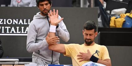 Carlos Costa with Novak Djokovic (2026)